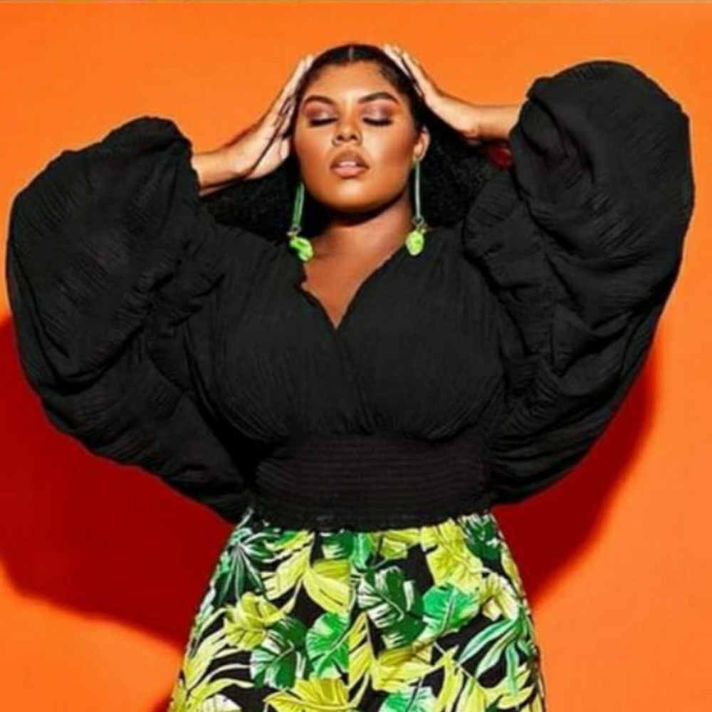 J. Bolin Black blouse